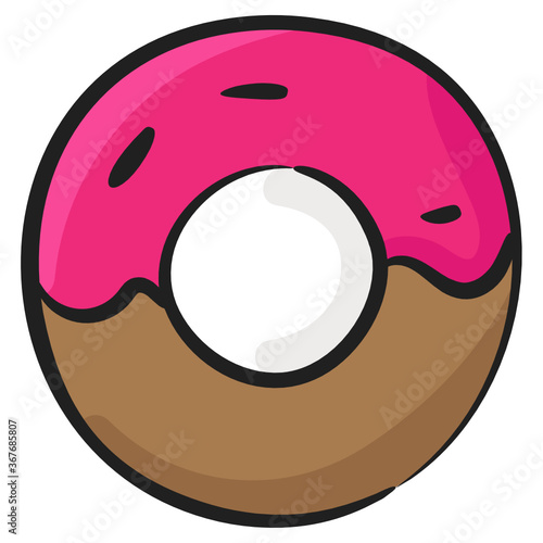 
Icon of fried dough confection or dessert food
