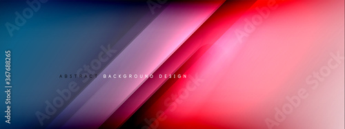 Motion concept neon shiny lines on liquid color gradients abstract backgrounds. Dynamic shadows and lights templates for text