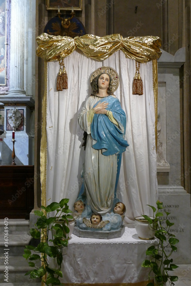 Madonna in der Dreifaltigkeitskirche in Rom Italien