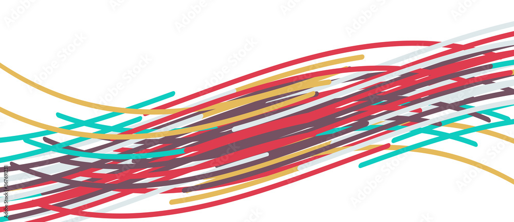 Аbstract moving colorful lines vector backgrounds for cover, placard, poster, banner or flyer