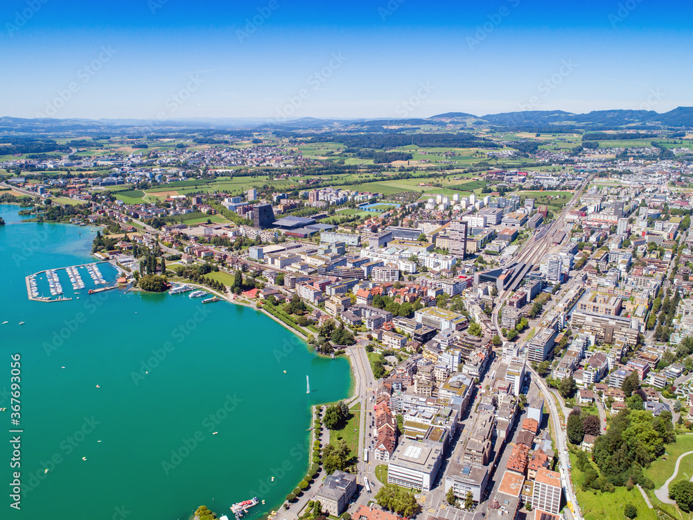 Luftbild Stadt Zug
