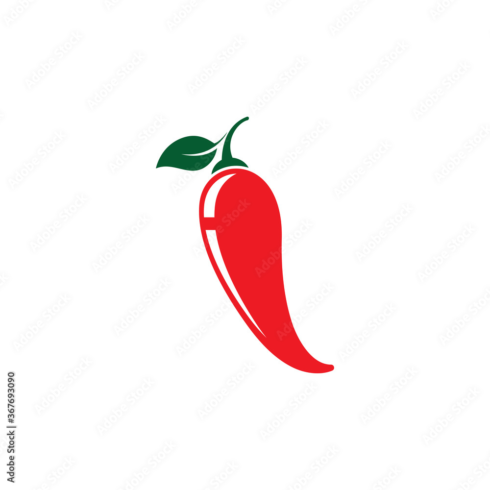 Hot Chili vector icon illustration Hot Chili vector icon illustration
