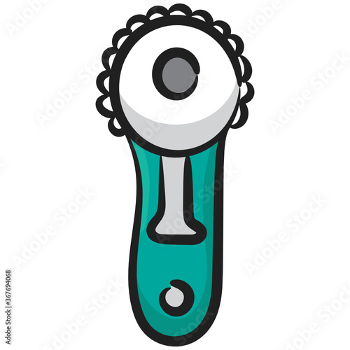 
Paper trimmer in doodle design 
