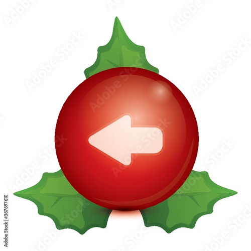 arrow left button