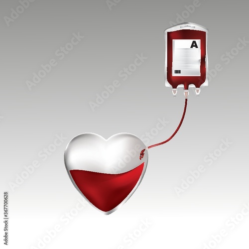 blood donation concept