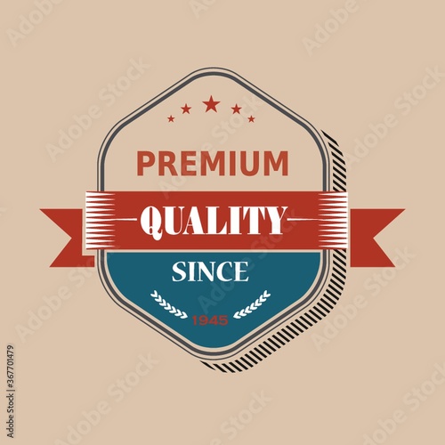 premium quality label