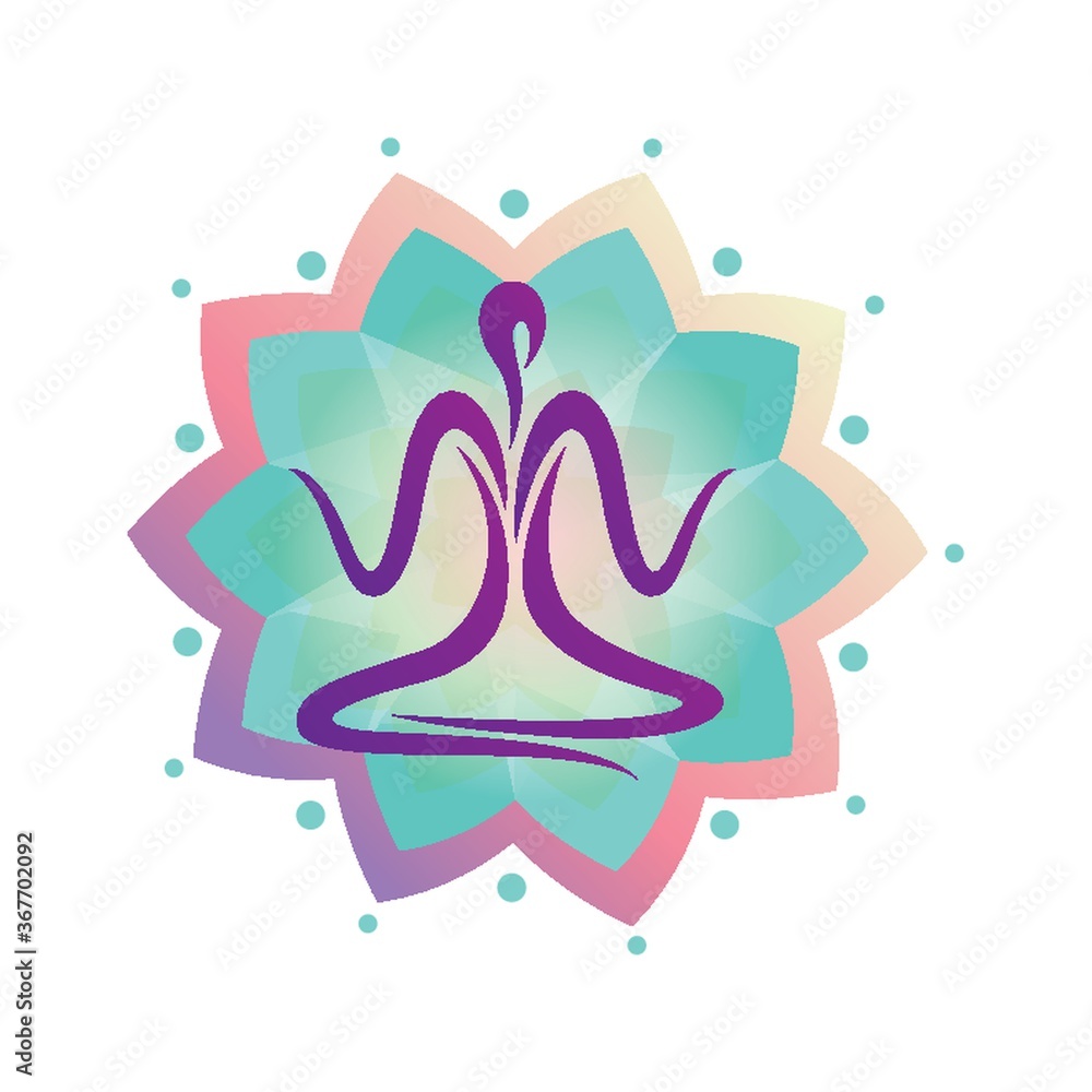 Fototapeta premium yoga easy pose