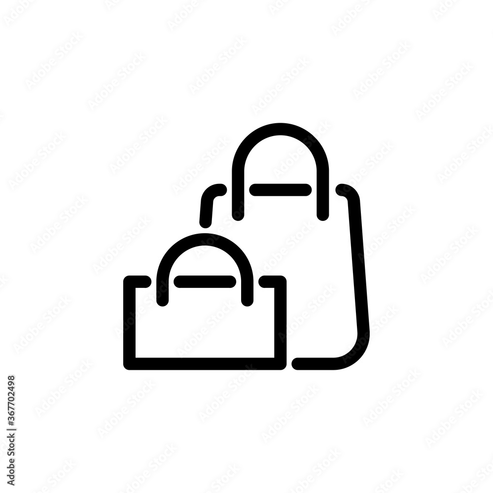 shopping bag icon vector design trendy shopping bag icon vector design trendy