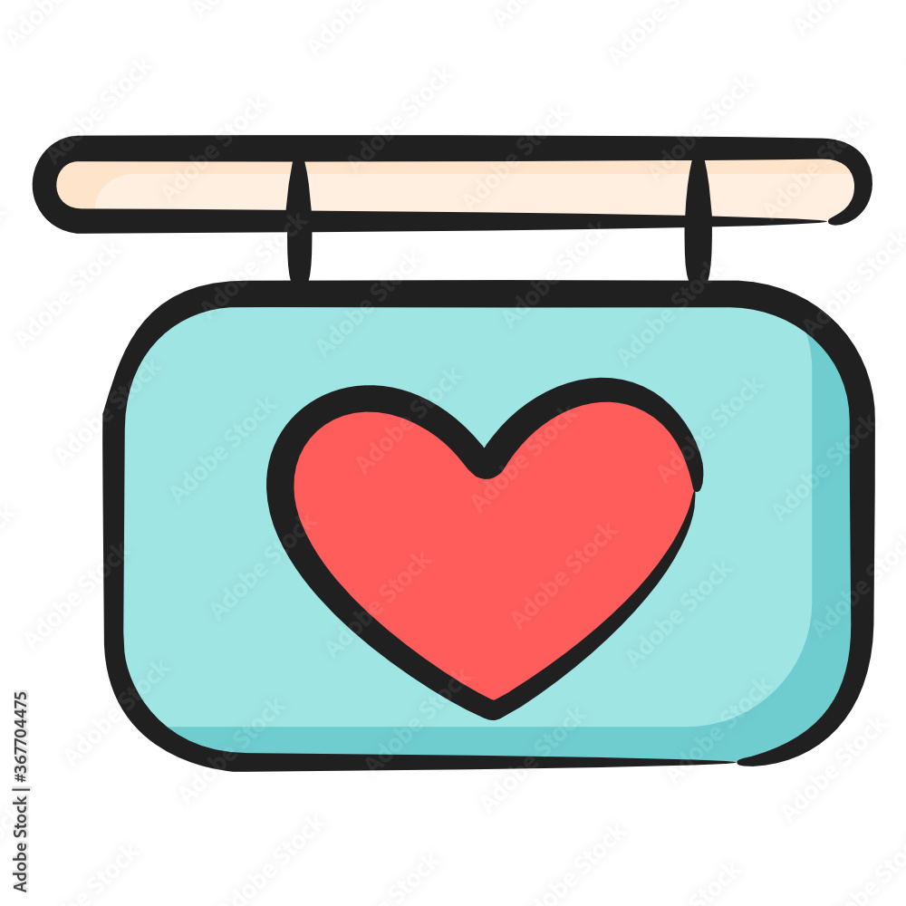 Heart inside a banner, love banner flat icon design
Heart inside a banner, love banner flat icon design
