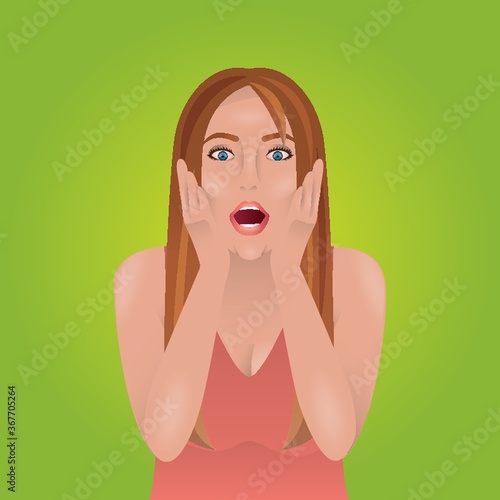 surprised woman
