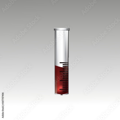 test tube with blood