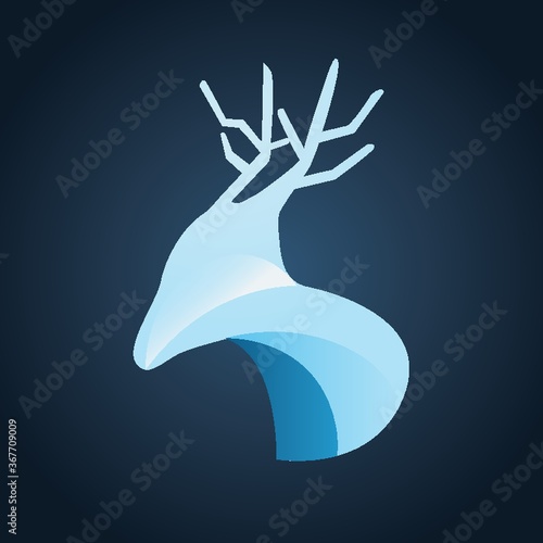 creative deer icon