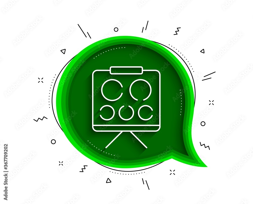 Vision board line icon. Chat bubble with shadow. Oculist eye clinic sign. Optometry symbol. Thin line vision board icon. Vector Vision board line icon. Chat bubble with shadow. Oculist eye clinic sign. Optometry symbol. Thin line vision board icon. Vector