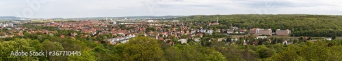 Erfurt Panorama von der Gartenausstellung