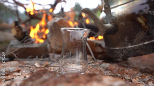 The most delicious tea made on  fire in Fforest photo