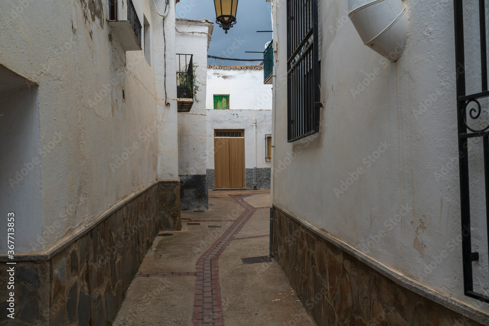 narrow street of a village