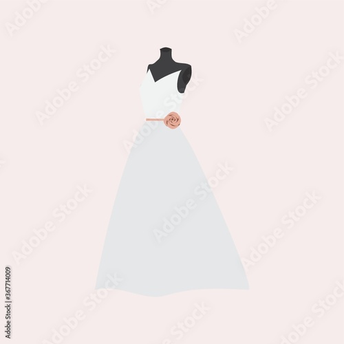 wedding gown