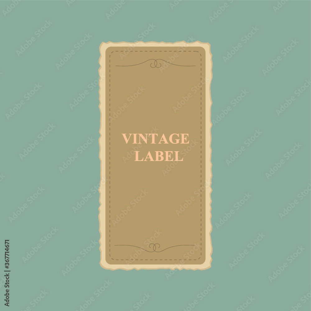 vintage label