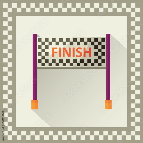 finish line banner