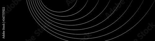 Black & white delicate/elegant social media banner