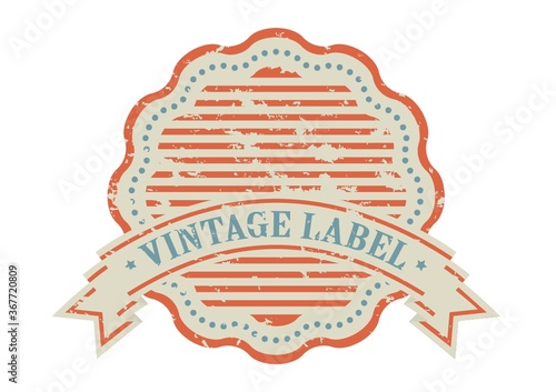vintage label
