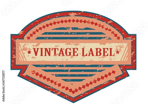 vintage label