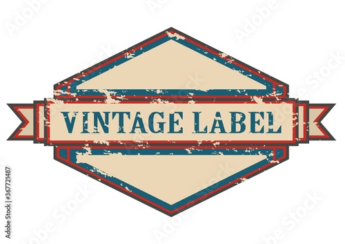vintage label