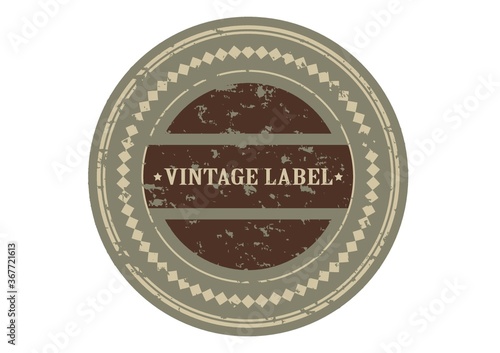 vintage label