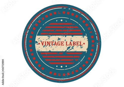 vintage label