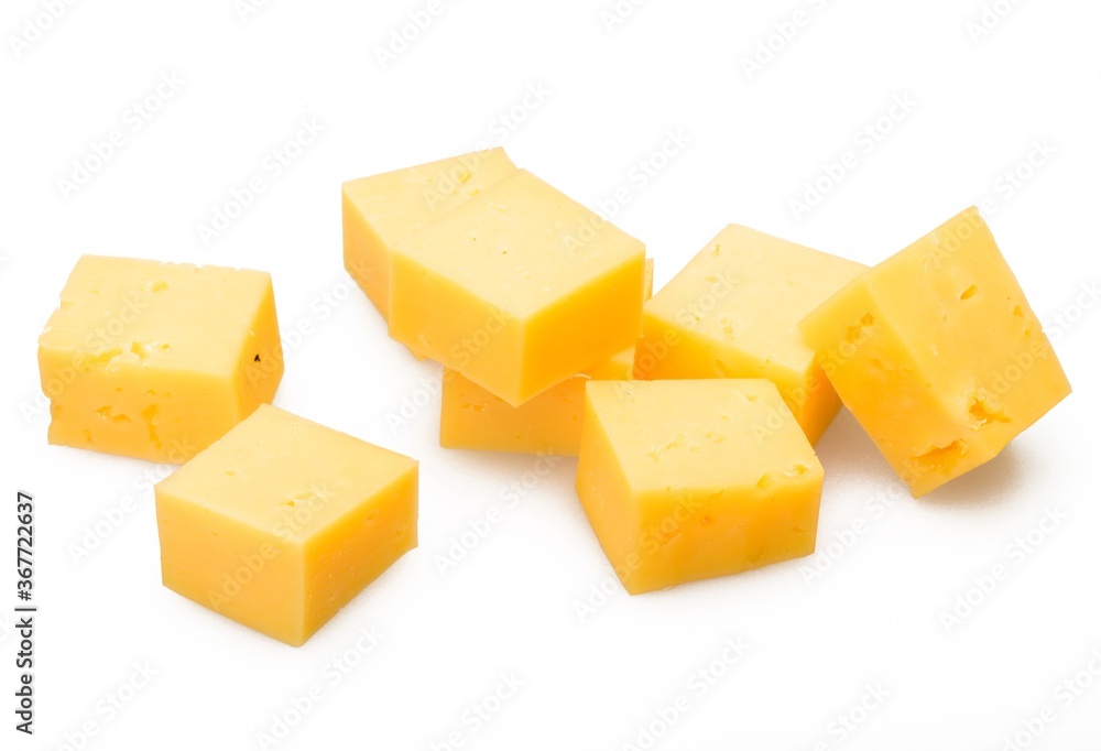 Cubes of Yellow Cheese Cubes of Yellow Cheese