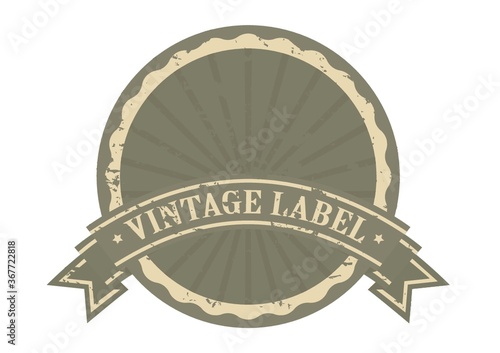 vintage label