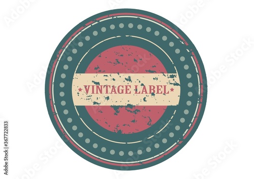 vintage label
