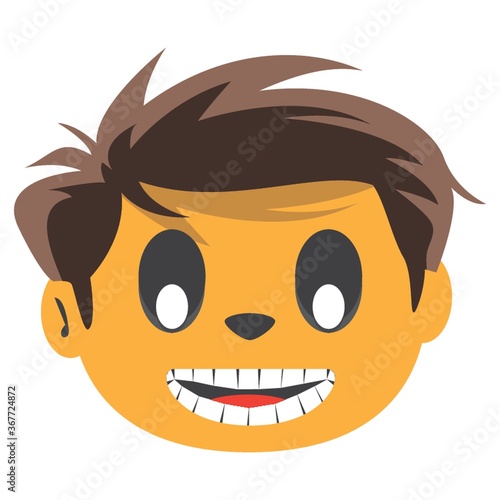 boy laughing