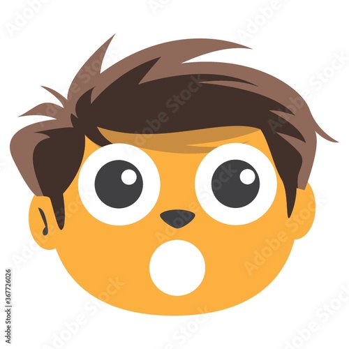 boy looking surprised