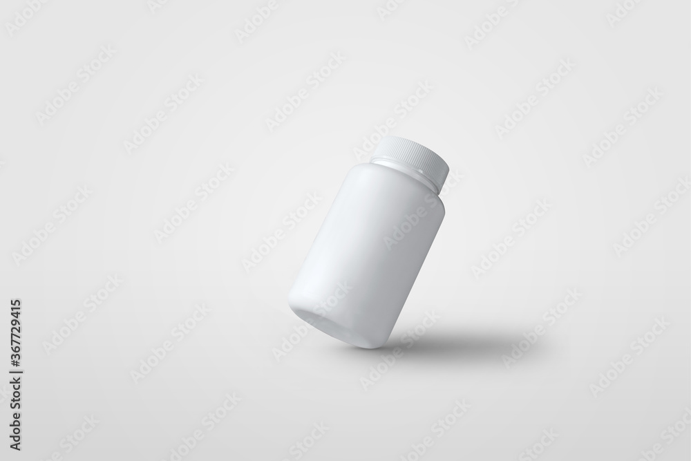 White blank jar template for pills, vitamins, isolated on background, jar for healthy products and advertising in medicine or beauty industry. White blank jar template for pills, vitamins, isolated on background, jar for healthy products and advertising in medicine or beauty industry.