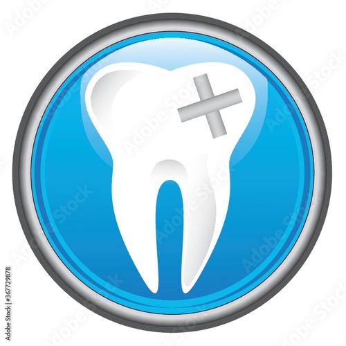 tooth with bandage