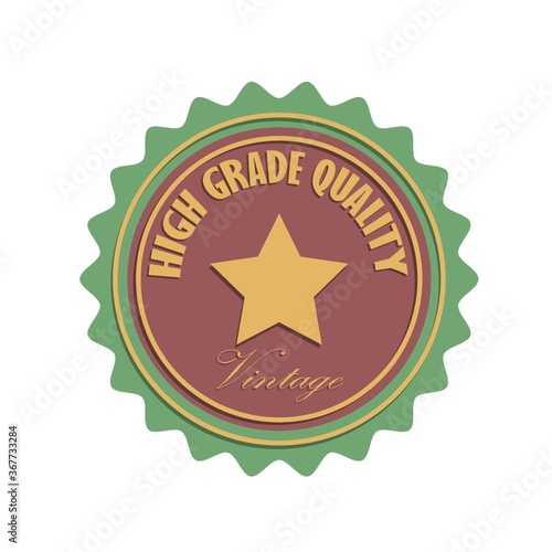 vintage quality label