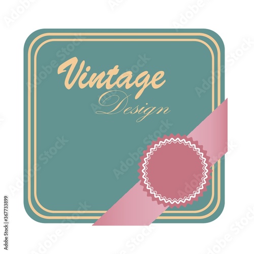 vintage label