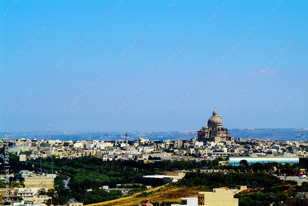Malta : View Of Gozo In Malta