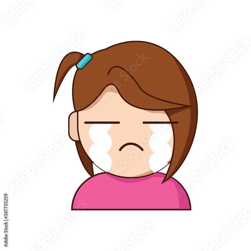 girl crying