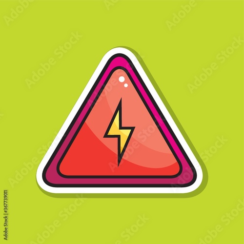 high voltage sign