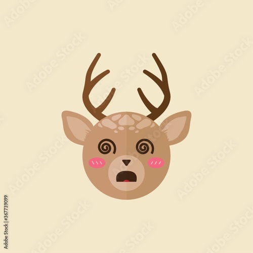 hypnotised reindeer