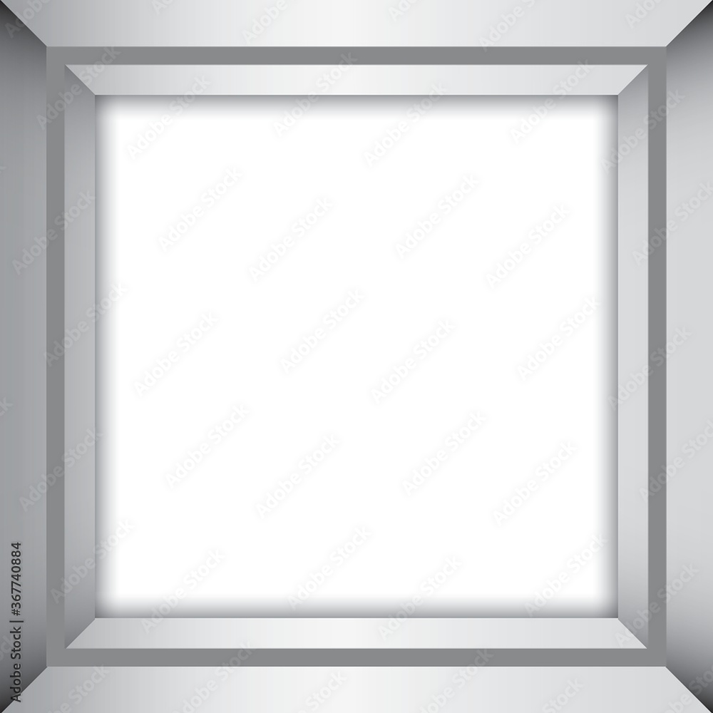 metallic frame metallic frame