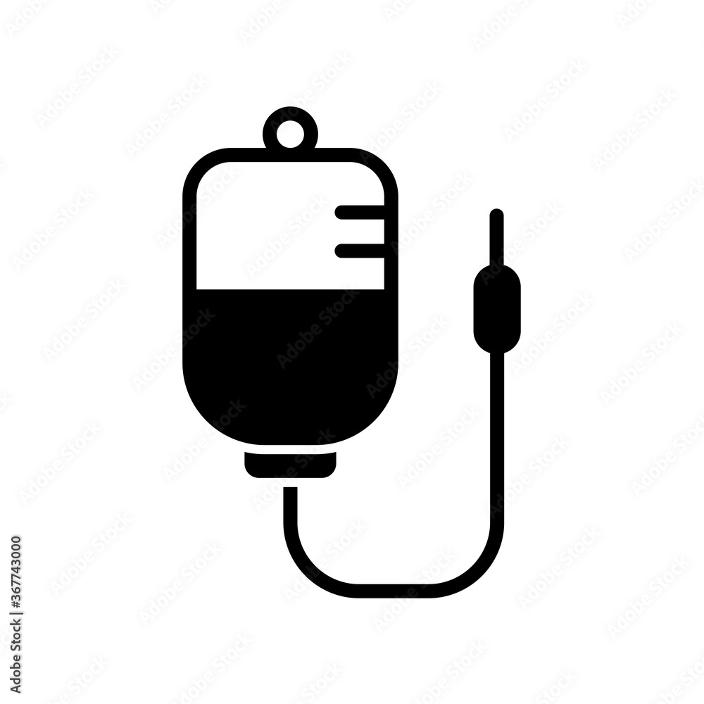 blood bag - infuse icon vector design template blood bag - infuse icon vector design template