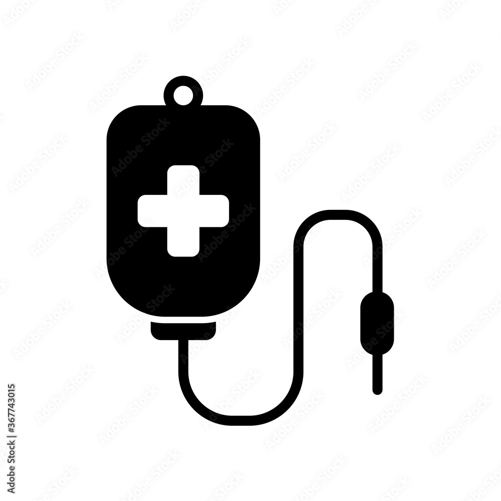 blood bag - infuse icon vector design template blood bag - infuse icon vector design template