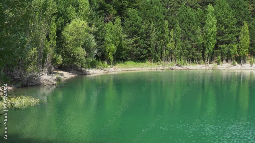 beautiful scenic landscape with turquoise mountain lake, woods and mountains. nature beauty, wild life and traveling beautiful scenic landscape with turquoise mountain lake, woods and mountains. nature beauty, wild life and traveling