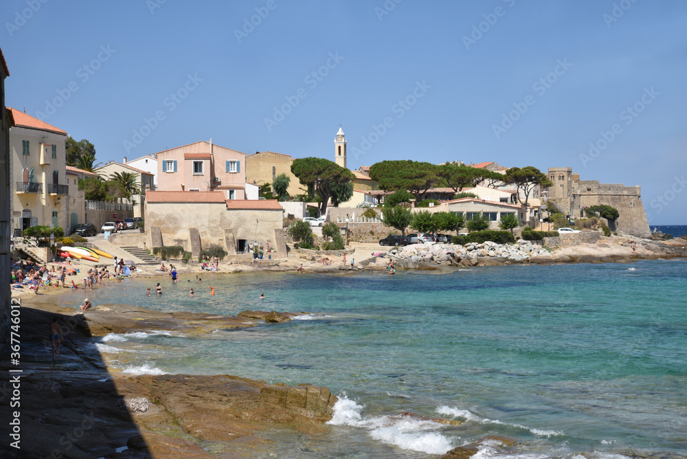 Algajola en été, Corse