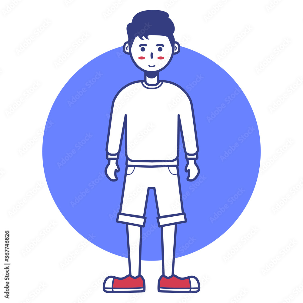 male character illustration. premium vector male character illustration. premium vector