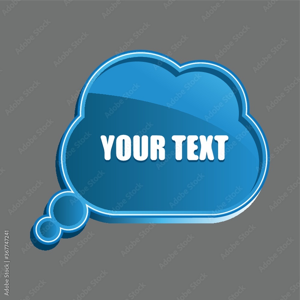 thought bubble template design thought bubble template design