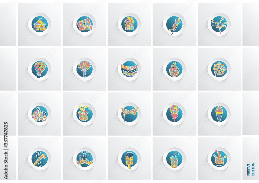 festive button festive button
